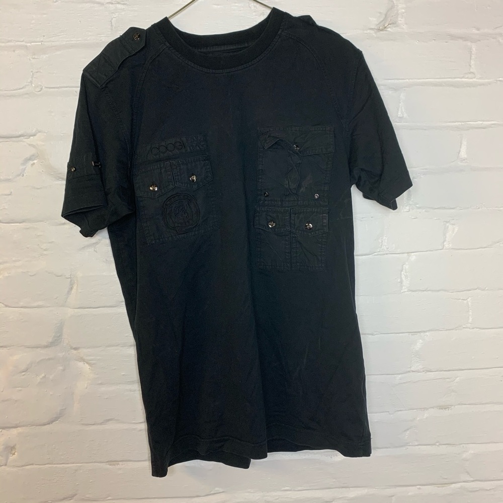 Coogi Australia shirt black size medium pockets